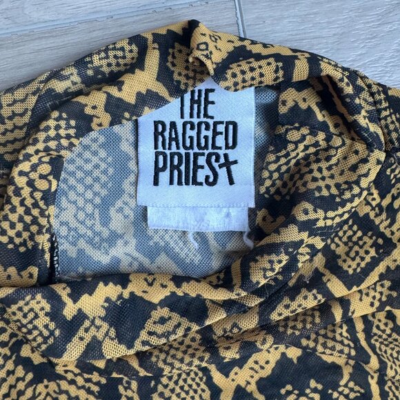 The Ragged Priest Slither Sheer Mini Dress Sz XS - Picture 6 of 6